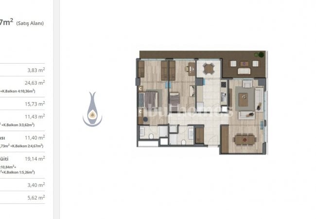 Istanbul, Kagithane Apartments in a Developing Area