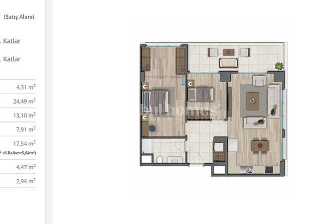 Istanbul, Kagithane Apartments in a Developing Area