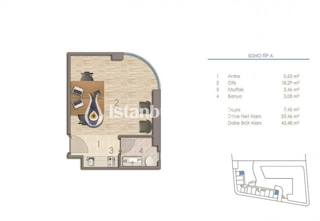 Offices on the Main Street in Küçükçekmece Istanbul 21