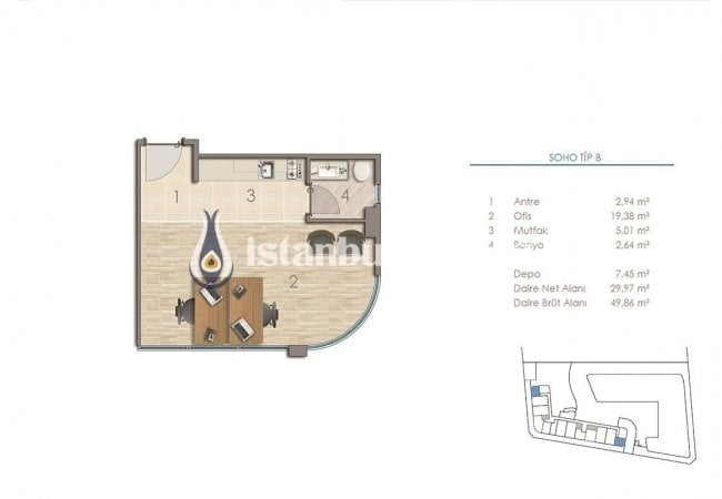 Offices on the Main Street in Küçükçekmece Istanbul 22