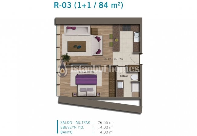 Современные Квартиры с Видом на Море и Город в Умрание 36