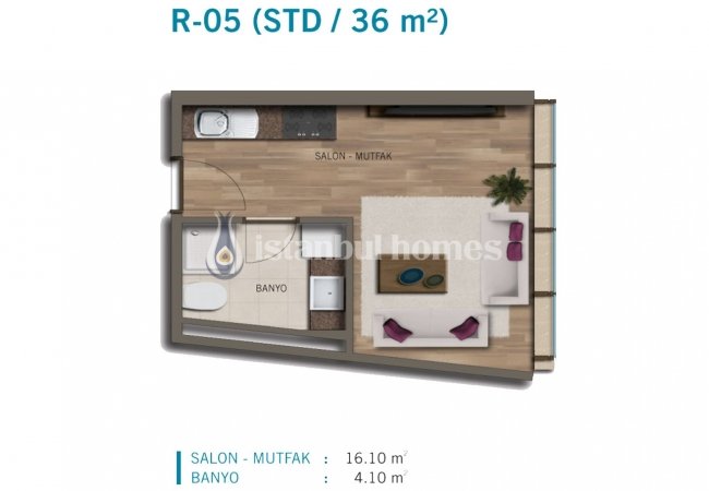Современные Квартиры с Видом на Море и Город в Умрание 38