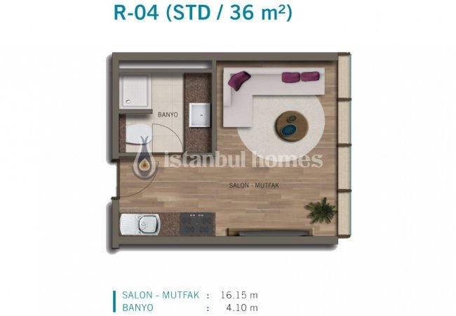 Современные Квартиры с Видом на Море и Город в Умрание 39