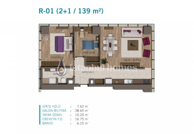 Современные Квартиры с Видом на Море и Город в Умрание 34