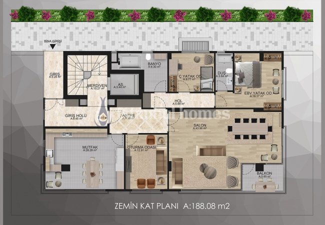Smart Apartments in Complex with Fantastic Views in Uskudar