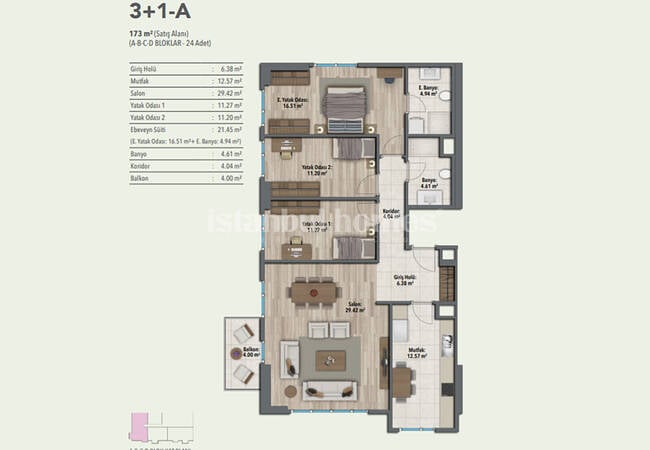 Appartements Dans Un Complexe Familial À Maltepe 19