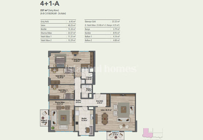 Appartements Dans Un Complexe Familial À Maltepe 20
