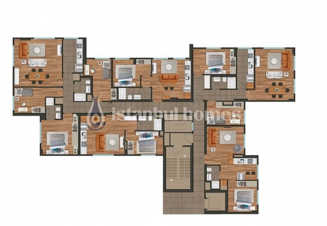 Immobilier Excellent Vue Forêt À Kagithane 20