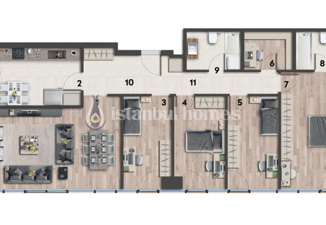 Appartements Exceptionnels En Complexe Primé À Kartal 48