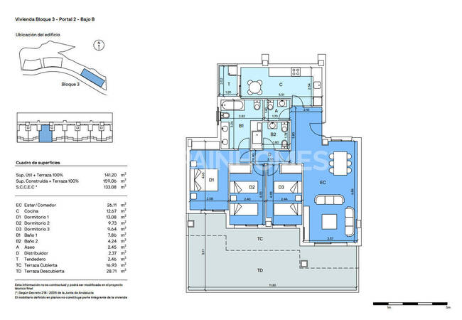 Almeria'da Seçkin Golf Tesisi İçerisinde Şık Daireler 31