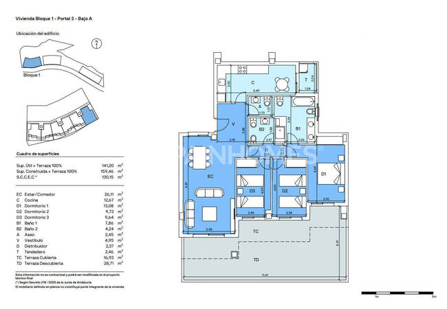 Almeria'da Seçkin Golf Tesisi İçerisinde Şık Daireler 46