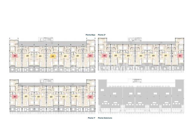 2 and 3-bedroom Flats in Pulpí Vera Playa Almería 12