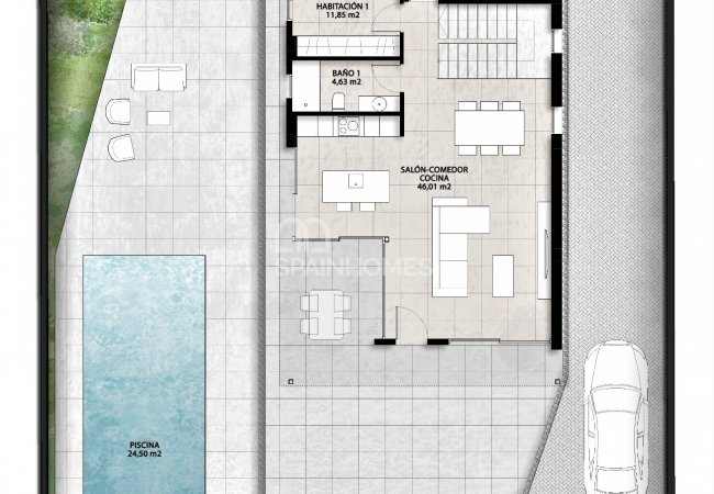 Luxury Villas with Private Pool, Basement and Solarium in Finestrat