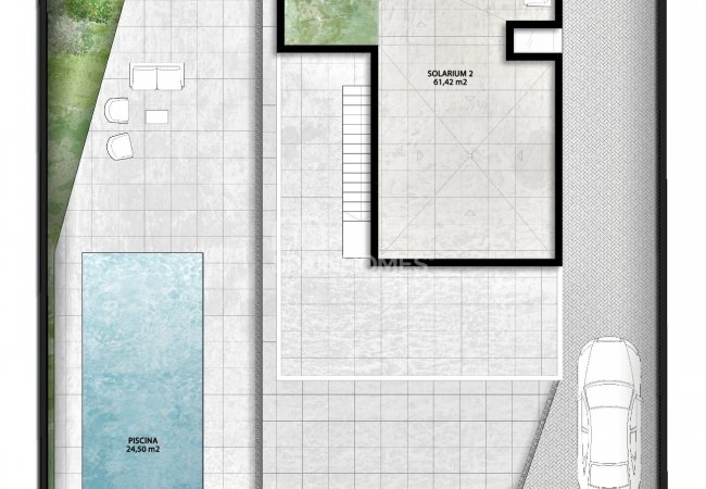 Luxury Villas with Private Pool, Basement and Solarium in Finestrat