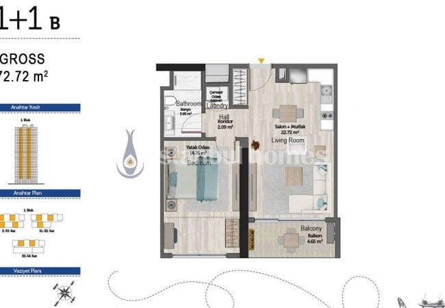 شقق مرموقة في موقع مركزي في عمرانية 13