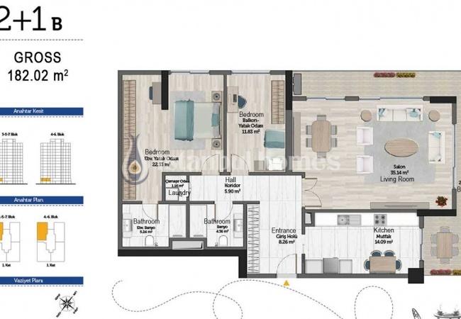 شقق مرموقة في موقع مركزي في عمرانية 21