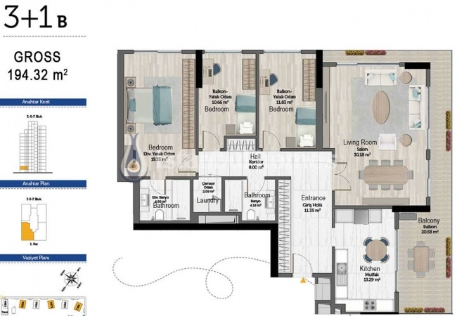 شقق مرموقة في موقع مركزي في عمرانية 26