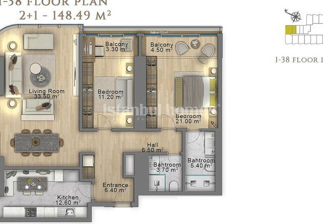 Appartements De Luxe À Istanbul 29