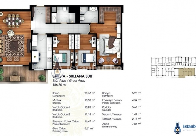 İstanbul Beylikdüzü'nde Türkiye Apartman Kompleksi 32
