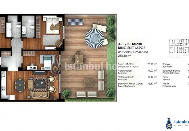 İstanbul Beylikdüzü'nde Türkiye Apartman Kompleksi 33