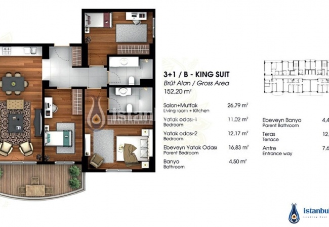 İstanbul Beylikdüzü'nde Türkiye Apartman Kompleksi 34