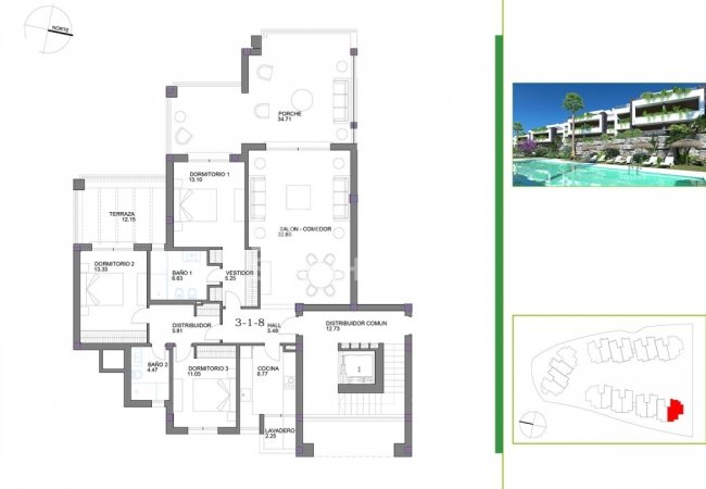 Casares Málaga'da Dağ Manzaralı Beyaz Eşyalı Daireler 13
