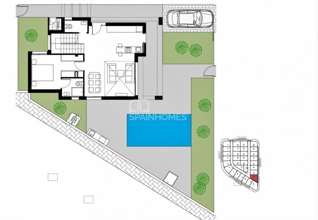 Turnkey Detached Villas with Swimming Pool in Orihuela Costa