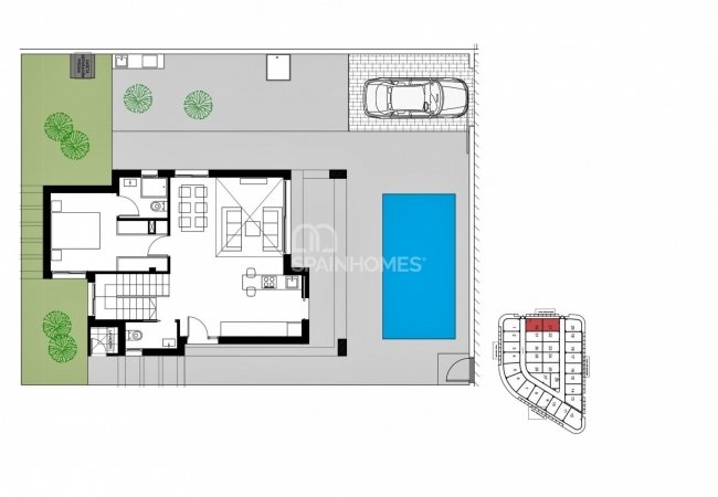 Turnkey Detached Villas with Swimming Pool in Orihuela Costa
