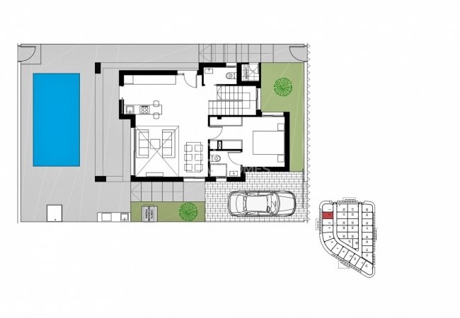 Turnkey Detached Villas with Swimming Pool in Orihuela Costa