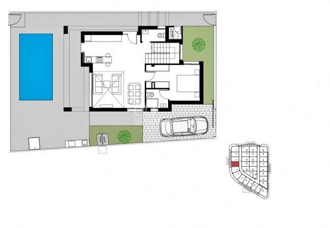 Turnkey Detached Villas with Swimming Pool in Orihuela Costa