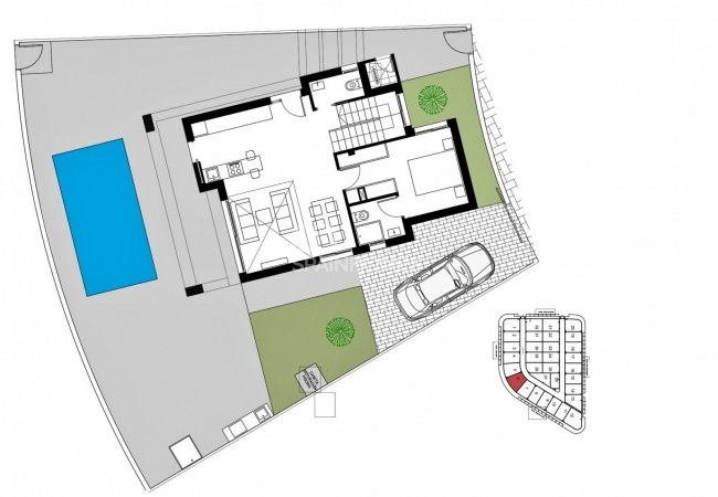 Turnkey Detached Villas with Swimming Pool in Orihuela Costa