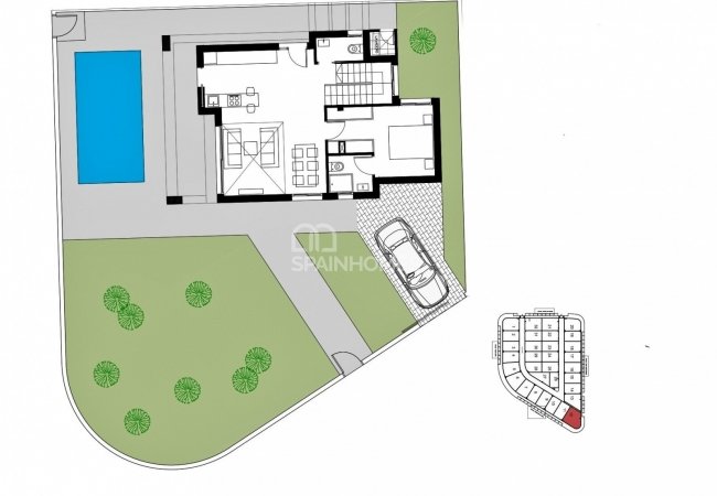Turnkey Detached Villas with Swimming Pool in Orihuela Costa