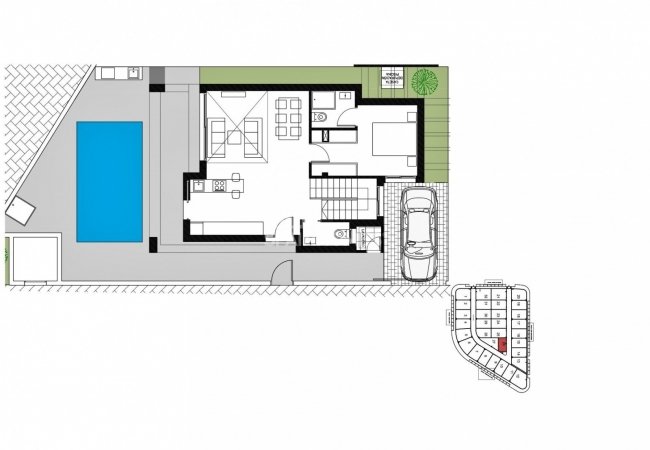 Turnkey Detached Villas with Swimming Pool in Orihuela Costa