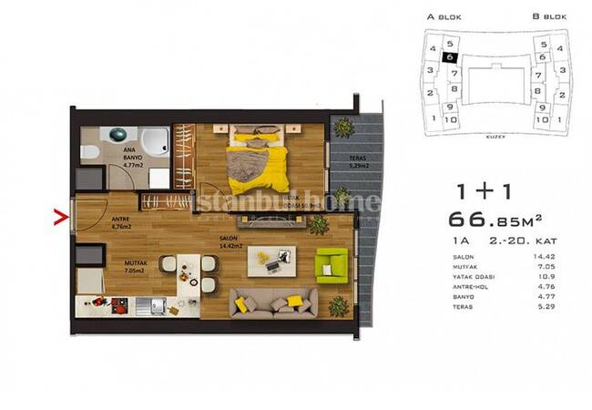 Appartements Gaziosmanpasa Proches De L'aéroport 20