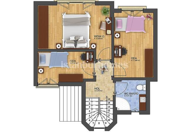 Nature-friendly 3+1 Houses 100 Mt to the Sea in Catalca 16