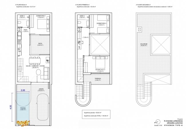 New Modern Townhouses in San Pedro Del Pinatar Murcia 19