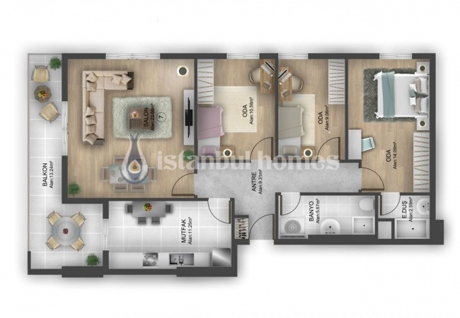 Immobilier Confortable Près De TEM À Bahcesehir Istanbul 30