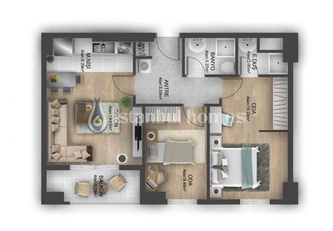 Immobilier Confortable Près De TEM À Bahcesehir Istanbul 32