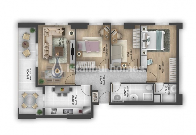 Immobilier Confortable Près De TEM À Bahcesehir Istanbul 33
