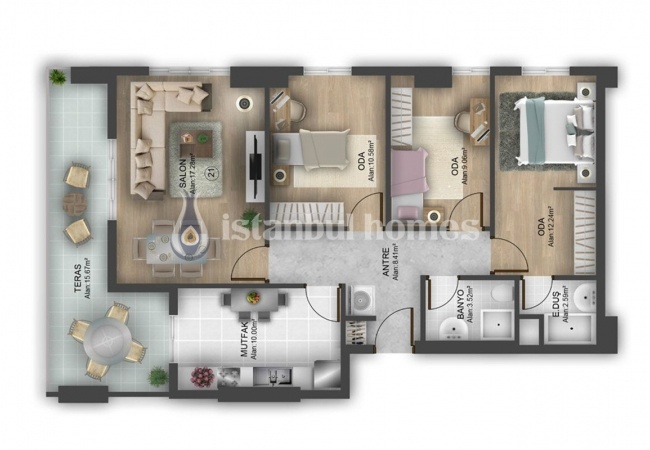 Immobilier Confortable Près De TEM À Bahcesehir Istanbul 34