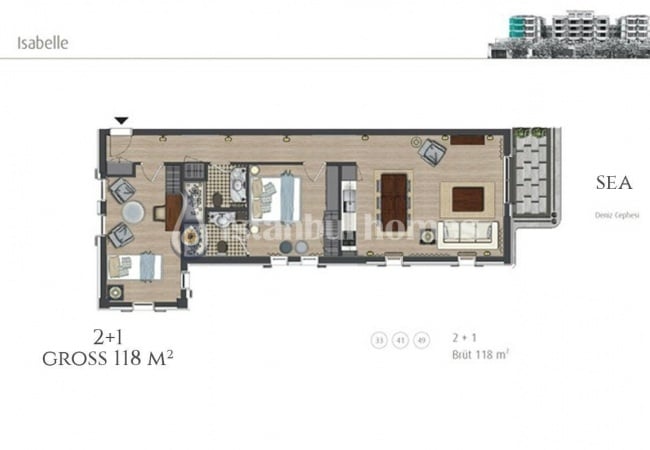 Квартиры на первой линии моря на Принцевых островах в Адалар Стамбул 31