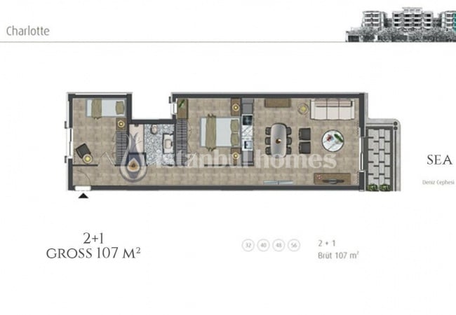 Квартиры на первой линии моря на Принцевых островах в Адалар Стамбул 34
