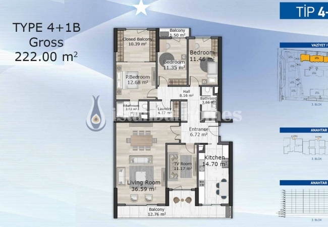 شقق حديثة في كوتشوك تشكمجه في موقع مركزي 20