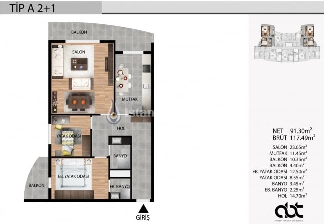 Esenyurt’ta Sosyal ve Günlük Olanaklara Yakın Satılık Daireler 19