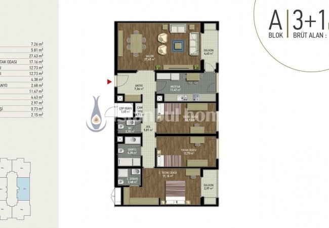 Investment Apartments in a Great Location of Eyup 42