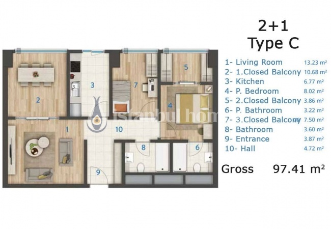 伊斯坦布尔市中心的豪华 Gaziosmanpasa 房地产 19
