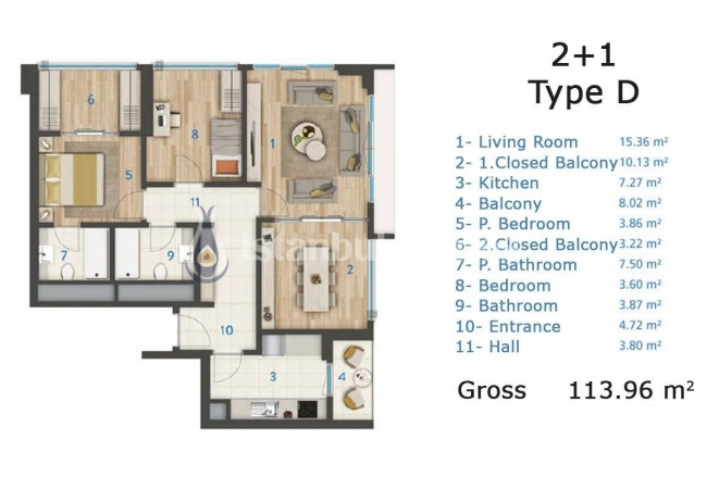 伊斯坦布尔市中心的豪华 Gaziosmanpasa 房地产 20