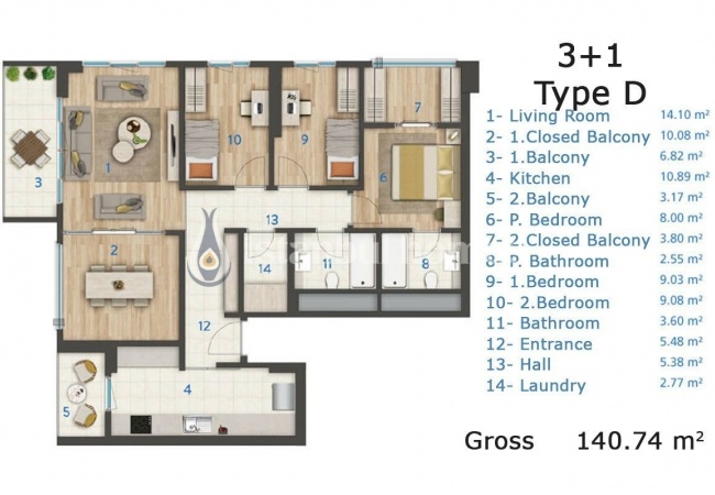 伊斯坦布尔市中心的豪华 Gaziosmanpasa 房地产 22