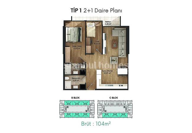 Wohnungen In Einem Reichen Komplex In Kucukcekmece 34