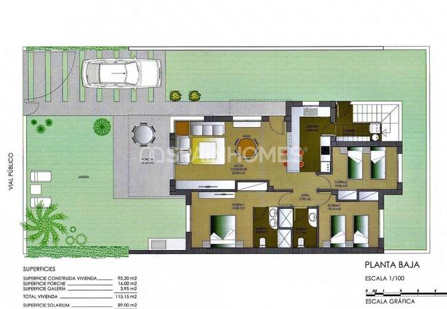 Современные Сдвоенные Виллы с Большим Участком в Мурсии 66